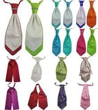 Solid Microfiber Fabric Classical Ascot Tie Many Color