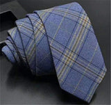 Wool Chequer Classical High Quality Necktie