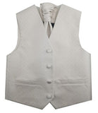 Cream Wedding Flower Classical Microfiber Boy Waistcoat+Cravat for Tuxedo/Suit/Foraml Wear