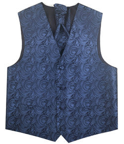 Aegean Wedding Flower Classical Microfiber Boy Waistcoat+Cravat for Tuxedo/Suit/Foraml Wear