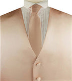 Light Beige Solid Plain Classical Tuxedo/Wedding Waistcoat+Necktie+Bowtie+Hanky