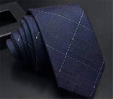 Wool Chequer Classical High Quality Necktie