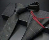 Wool  Classical Business High Quality Necktie+Hanky