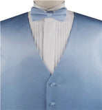 Sky Blue Classical Tuxedo/Wedding Waistcoat+Necktie+Bowtie+Hanky