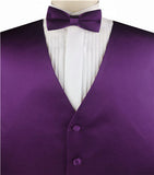 Red Grape Tuxedo/Wedding Waistcoat+Necktie+Bowtie+Hanky