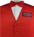 Logo Uniform Classical Polyester Waistcoat+Cravat(Bowtie)+hHanky