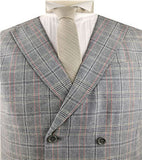 Silver  Fashion&Classical  Double Breasted Collared Waistcoat Only