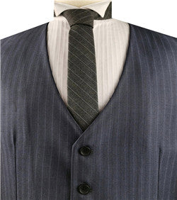 Navy Strip Fashion&Classical  Formal Wear Waistcoat Only