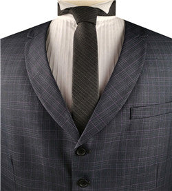 Navy Viscose  Fashion&Classical  Double Breasted Collared Waistcoat Only