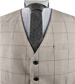 Wheat Color Classical Formal Wear Waistcoat Only