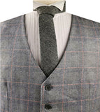 Mix Chequer Classical Formal Wear Waistcoat Only