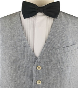 Swallow Gird 4 Pockets Grey Cotton&Poly Classical  Formal Wear Tuxedo Waistcoat