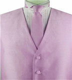 Solid Light Fuschia Duppion Classical Tuxedo Custom Made Waistcoat+Necktie