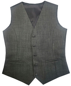 Lady Light Black Leaf Classical Fashion Waistcoat