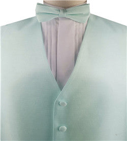 Aqua Classical Tuxedo Microfiber Waistcoat+Bowtie+Hanky