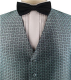 Green Superior Quality Classical Silk  Wedding/Tuxedo Waistcoat