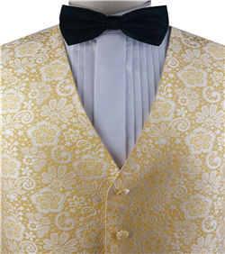 Ivory Superior Quality Classical Silk  Wedding/Tuxedo Waistcoat