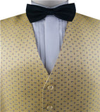 Light Yellow Superior Quality Classical Silk  Wedding/Tuxedo Waistcoat