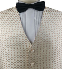 Light Beige Top Classical Silk  Wedding/Tuxedo Waistcoat