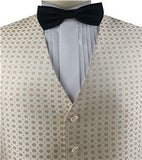 Light Beige Top Classical Silk  Wedding/Tuxedo Waistcoat