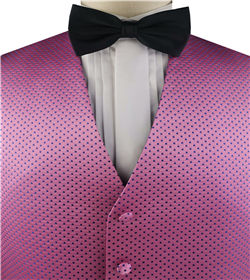Pink Superior Quality Classical Silk  Wedding/Tuxedo Waistcoat