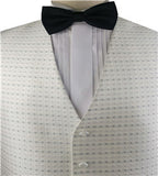 White&Grey Superior Quality Classical Silk  Wedding/Tuxedo Waistcoat